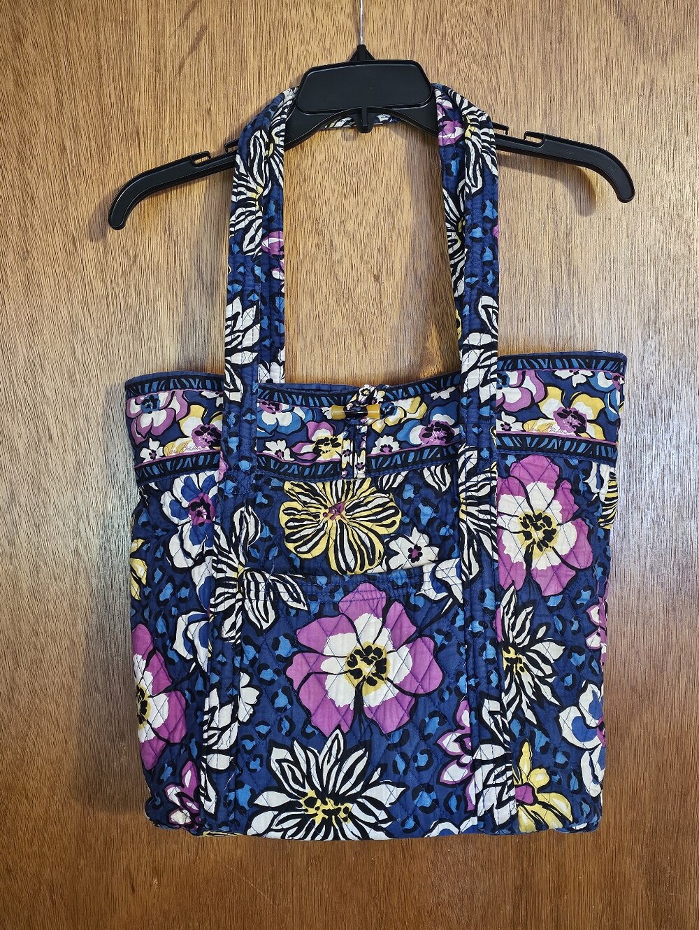 Vera Bradley African Violet Quilted Mandy Tote Bag